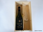 Wijnkist Australische wijn met glas