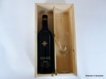 Wijnkist Australische wijn in kist met glas 2